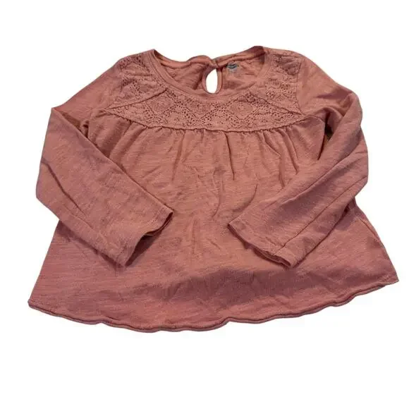 Old Navy Toddler Girl 3T Pink Long Sleeve 100% Cotton - Picture 1 of 5